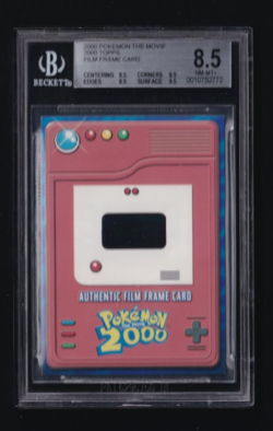 BGS8.5 2000 POKEMON THE MOVIE 2000 TOPPS FILM FRAME CARD - Image 1