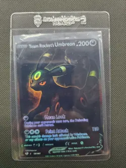 CUSTOMmade madeTOorder full art holo pokemon card PTL794 Rocket's Umbreon - Image 1