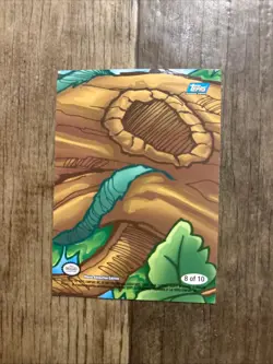 Pokemon The Movie 2000 Topps #8 Sticker Card (8 of 10) NO Stickers Nintendo VTG - Image 2