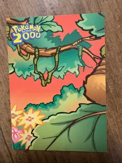 Pokemon The Movie 2000 Topps #8 Sticker Card (8 of 10) NO Stickers Nintendo VTG - Image 3