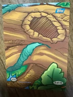 Pokemon The Movie 2000 Topps #8 Sticker Card (8 of 10) NO Stickers Nintendo VTG - Image 4