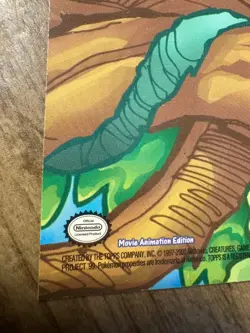 Pokemon The Movie 2000 Topps #8 Sticker Card (8 of 10) NO Stickers Nintendo VTG - Image 5