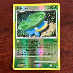 Lotad 81/127 Reverse Holo Common Platinum Pokemon Card - Image 1