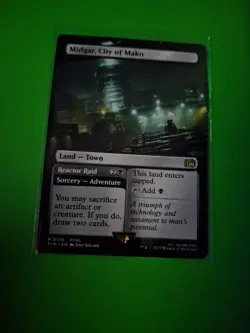 Midgar, City of Mako Magic: The Gathering Land Card 313 Regular - Image 1