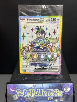 Pokemon Card Terapagos EX SvP 165 Black Star Promo Scarlet & Violet Holo SEALED - Image 1