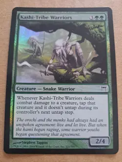 Kashi-Tribe Warriors - Foil - Champions Of Kamigawa - MTG 221 - Image 1