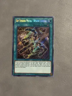 Yugioh Sky Striker Mecha - Widow Anchor BLHR-EN092 Secret Rare 1st Ed NM - Image 1