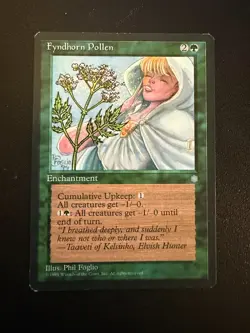 Magic The Gathering - MTG Fyndhorn Pollen LP - Image 1