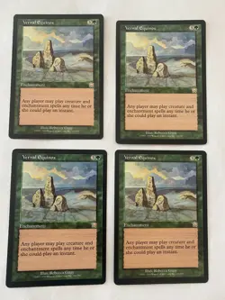 Magic the Gathering MTG - 4x Vernal Equinox Light Play - Image 1