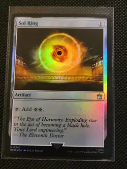 Sol Ring - #245 - Foil - Uncommon - Magic MTG - Doctor Who Dr. - WHO - Image 1
