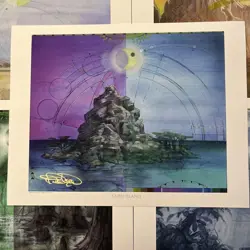 MTG Guru Land Art Prints by Terese Nielsen - Set of 5 Signed Reproductions - Image 2