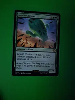 Jumbo Cactuar Final Fantasy Regular Print #0191 MTG Green 7 Mana Plant Creature - Image 1