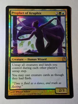 Prophet of Kruphix Theros Foil MTG Rare LP Magic the Gathering - Image 2