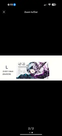Nier Automata Anime Manga TCG Gaming Collectible Playmat NEW PC Games Mtg Cards - Image 2