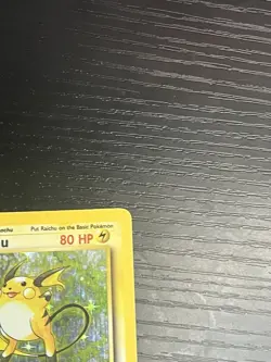 Pokemon TCG Raichu 014/102 Base Set Original Holo Rare Vintage WOTC 1999 HP - Image 4