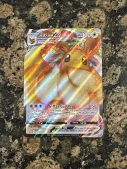 2021 Pokemon #SWSH087 Eevee VMAX Shining Fates Black Star Promo Mint - Image 1