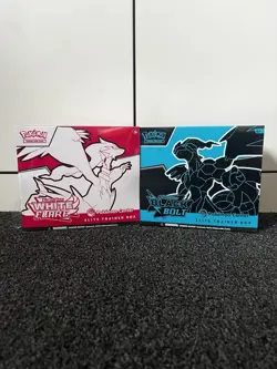 Black Bolt & White Flare POKEMON CENTER Elite Trainer Boxes ETB Sealed - IN HAND - Image 1