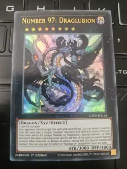 Number 97: Draglubion - Ultra Rare 1st Edition GFP2-EN145 - NM - YuGiOh - Image 1