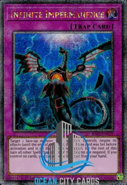 Yugioh Infinite Impermanence RA01-EN075 Quarter Century Secret 1st NM EU Print - Image 3