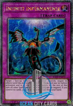 Yugioh Infinite Impermanence RA01-EN075 Quarter Century Secret 1st NM EU Print - Image 5