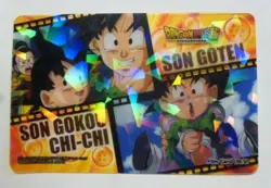 [SC] ya57 Dragon Ball Super Clear Kira Card Fc 08/12 Son Goku Chichi Goten - Image 1