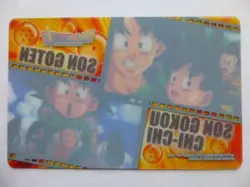 [SC] ya57 Dragon Ball Super Clear Kira Card Fc 08/12 Son Goku Chichi Goten - Image 2