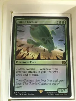 Jumbo Cactuar Final Fantasy Foil - Image 2