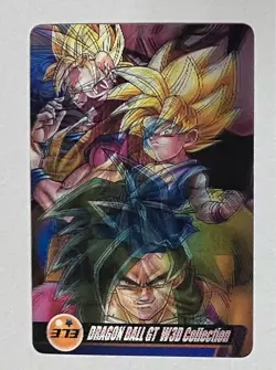 [SC] ya57 Dragon Ball Morinaga Wafer Card No.373 W3D Son Goku - Image 2