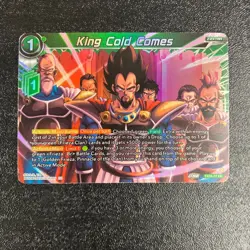 [SC] ya57 Dragon Ball Super Card Game English Version Ex24 Ex King Cold Comes Fo - Image 1