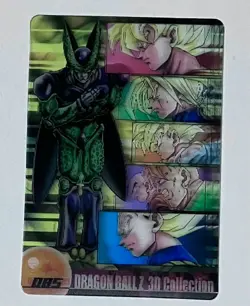[SC] ya57 Dragon Ball Morinaga Wafer Card No.085 3D Cell Son Goku Vegeta Trunks - Image 1