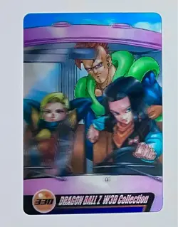 [SC] ya57 Dragon Ball Morinaga Wafers Card No. 330 W3D Android 18 Ginyu Special - Image 1