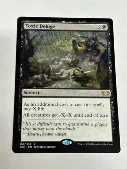Toxic Deluge MTG Double Masters Black Rare Sorcery Near-Mint x1 - Image 1
