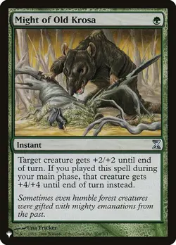 Might of Old Krosa x4 4x Mystery Booster 2 NM MTG - Image 1