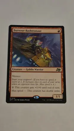 MTG: Burnout Bashtronaut #115 Aetherdrift Regular Card, Near Mint Condition - Image 1