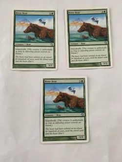 Magic the Gathering MTG - 3x River Bear 9th Edition NM / LP - Image 1