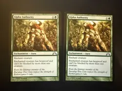 2x Magic The Gathering - MTG Alpha Authority 114/249 Uncommon NM - Image 1