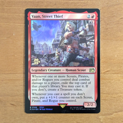 Vaan, Street Thief - Prerelease Stamped Foil - Final Fantasy MTG - Image 1