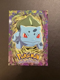 Pokemon Topps - Bulbasaur #E1 of 12 - LP - Image 1