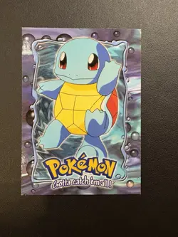 1999 Topps Pokemon Movie Animation Edition Evolution Squirtle Holo #E7 - Image 1