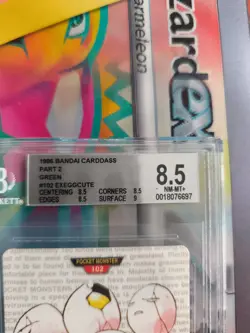 Pokemon Card Japan Monsters collection carddass 1996 BGS Beckett 8.5 Exeggcute - Image 4