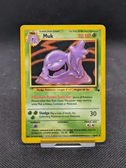 Muk 28/62 Non Holo Fossil Set Rare Pokemon WOTC LP/Played - Image 5