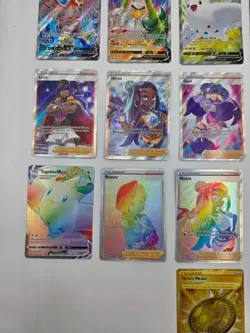 Vivid Voltage Full Art, Rainbow Rare & Gold Pokemon Card & Trainer Bundle - Image 3