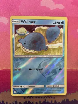 Pokemon Card Wailmer Cosmic Eclipse Reverse Holo 45/236 Near Mint - Image 1