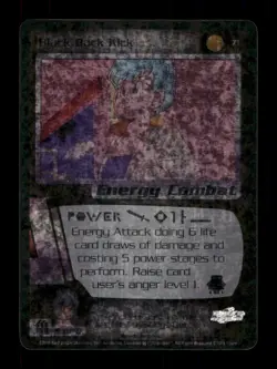 Black Back Kick 71 2000 Holo Dragon Ball Z Trading Card TCG CCG - Image 1