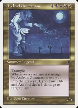 MTG - Axelrod Gunnarson - Chronicles - X1 - (NM) - - Image 1