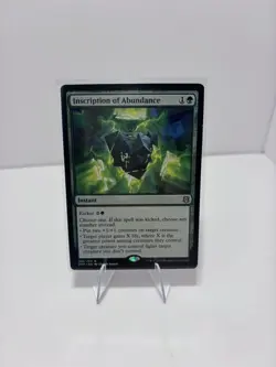 INSCRIPTION OF ABUNDANCE mtg NM-M Zendikar Rising Rare - Image 1