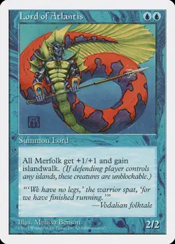 1x Lord of Atlantis NM English 5th Edition MTG Magic - Image 1