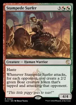 MTG Ravnica: Clue Edition - Stampede Surfer - Image 1