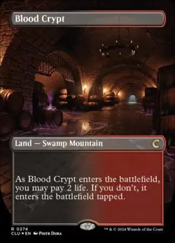 MTG Ravnica: Clue Edition - Blood Crypt (Borderless Foil) - Image 1