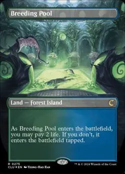 MTG Ravnica: Clue Edition - Breeding Pool (Borderless Foil) - Image 1